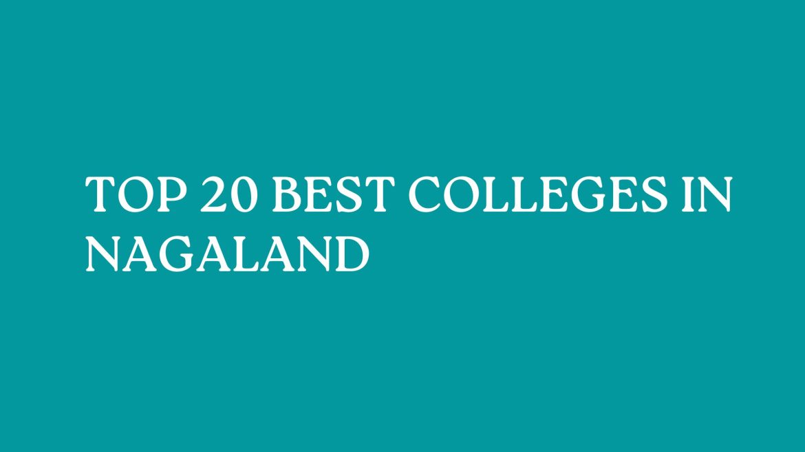 Top 20 Best Colleges In Nagaland